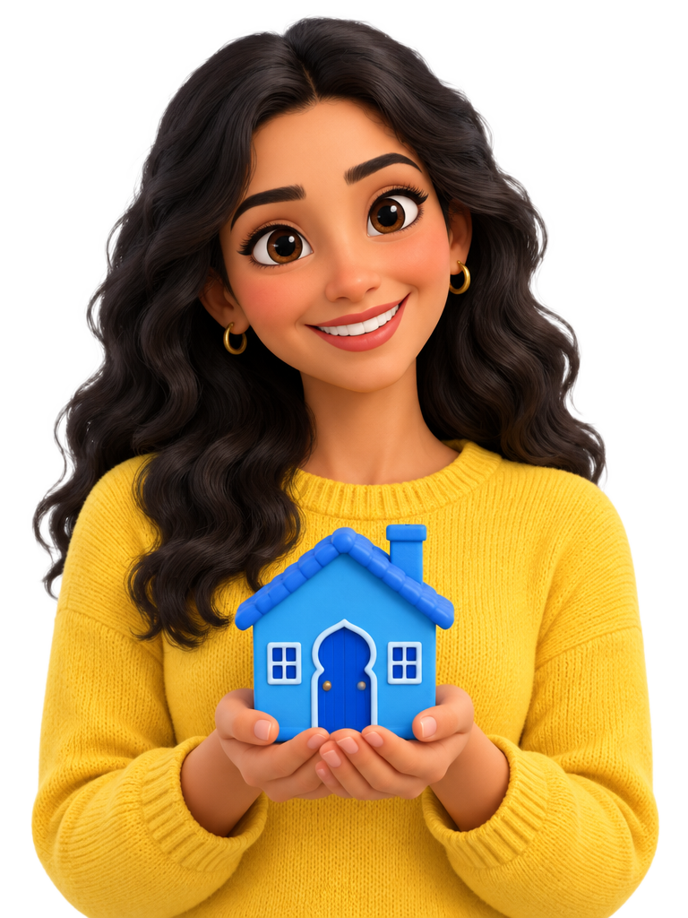 Flos.ma advisor holding a house